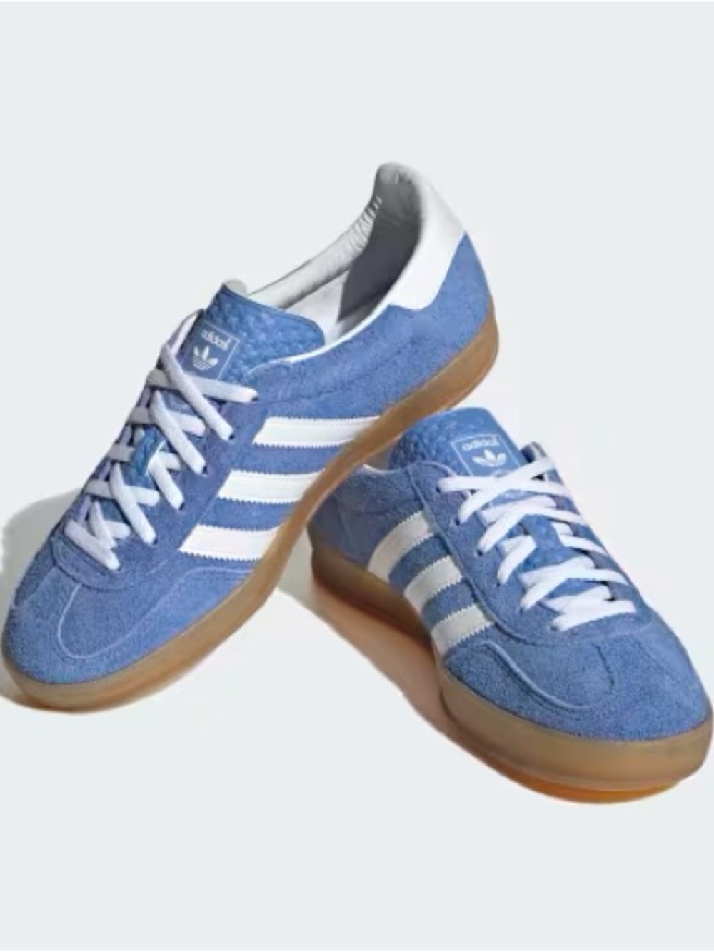 Adidas Gazelle Indoor Suede Sneakers - Blue/White / 7.5